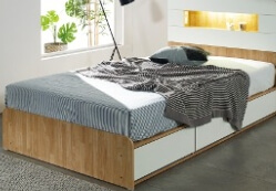 가구 할인매장 전시 침대 사진