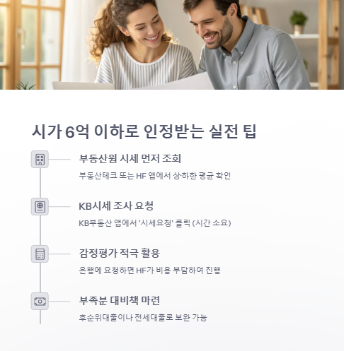 시가 6억 이하로 인정받는 실전 팁