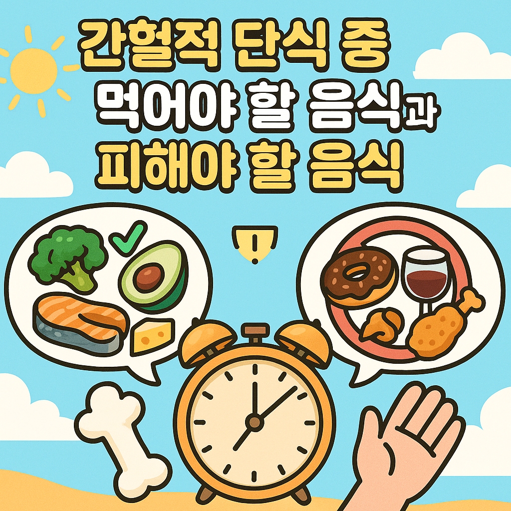간헐적 단식 중 먹어야 할 음식과 피해야 할 음식 관련사진