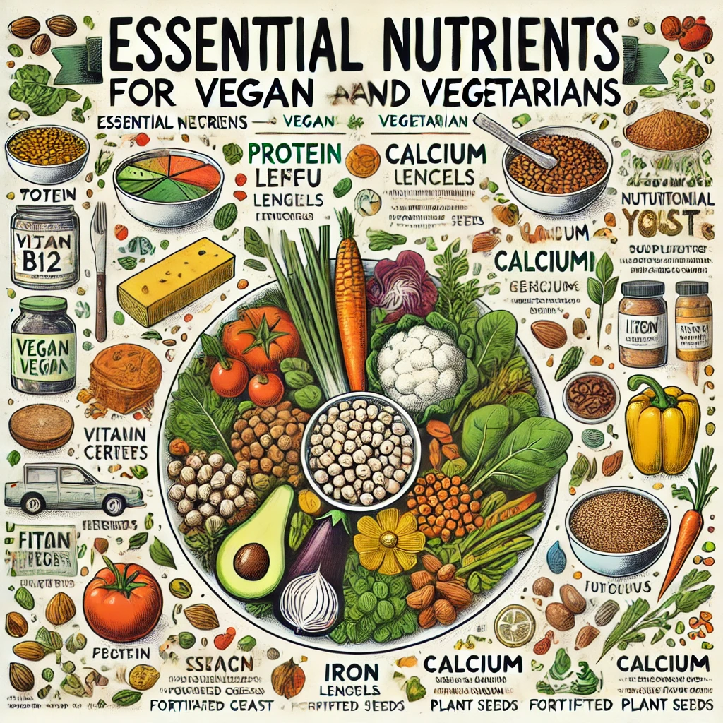 채식주의자와 비건을 위한 영양정보