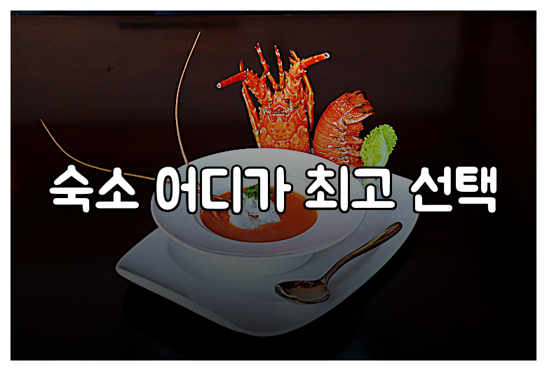 숙소 어디가 최고 선택