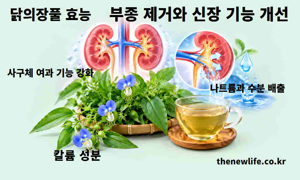 닭의장풀 효능 부종 제거 신장 기능 개선