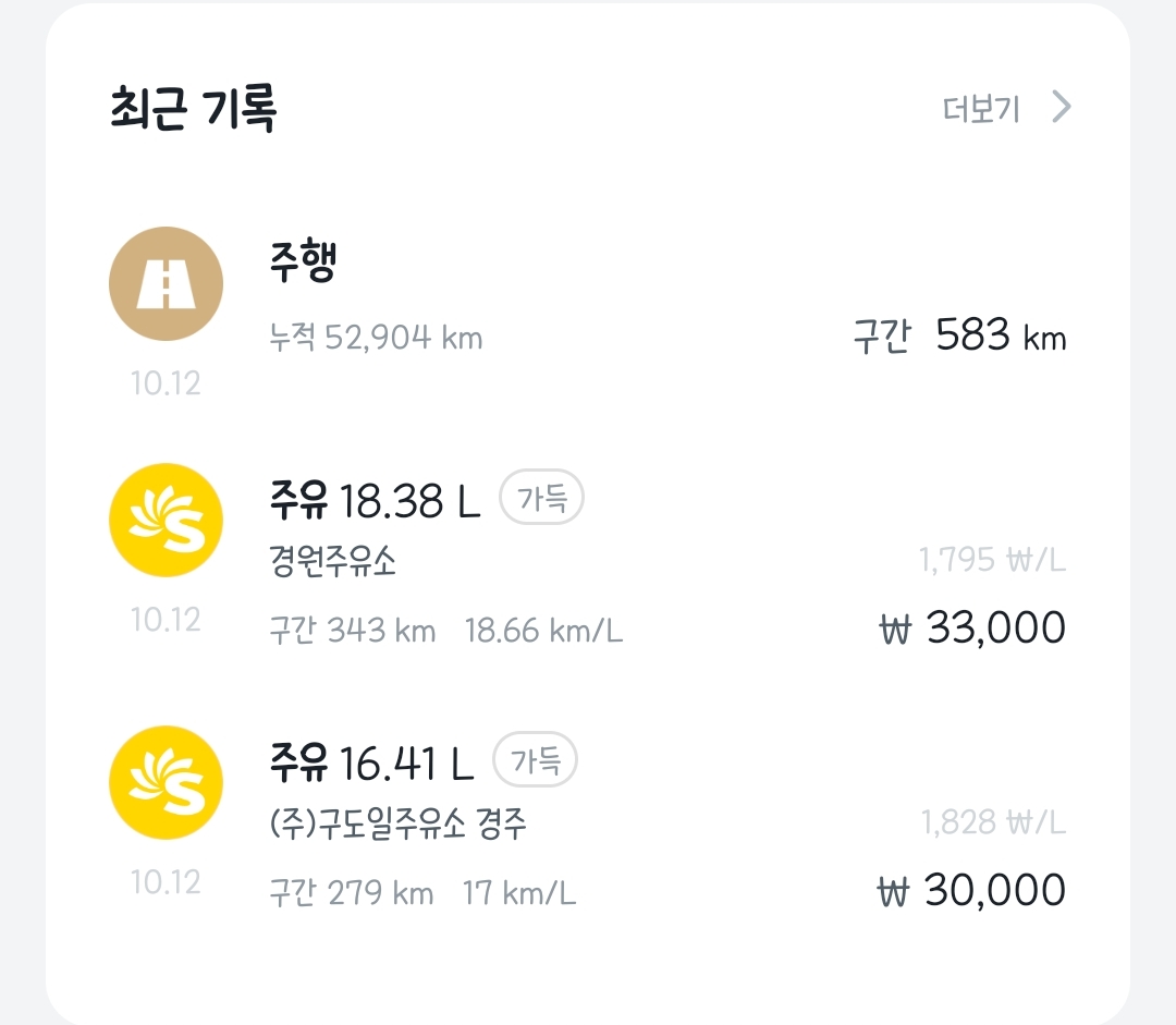 주행거리