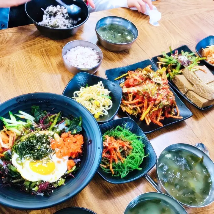 리얼맛집 막걸리 식초 서대회무침 해초비빔밥 막걸리 반상 여수 낭도 맛집