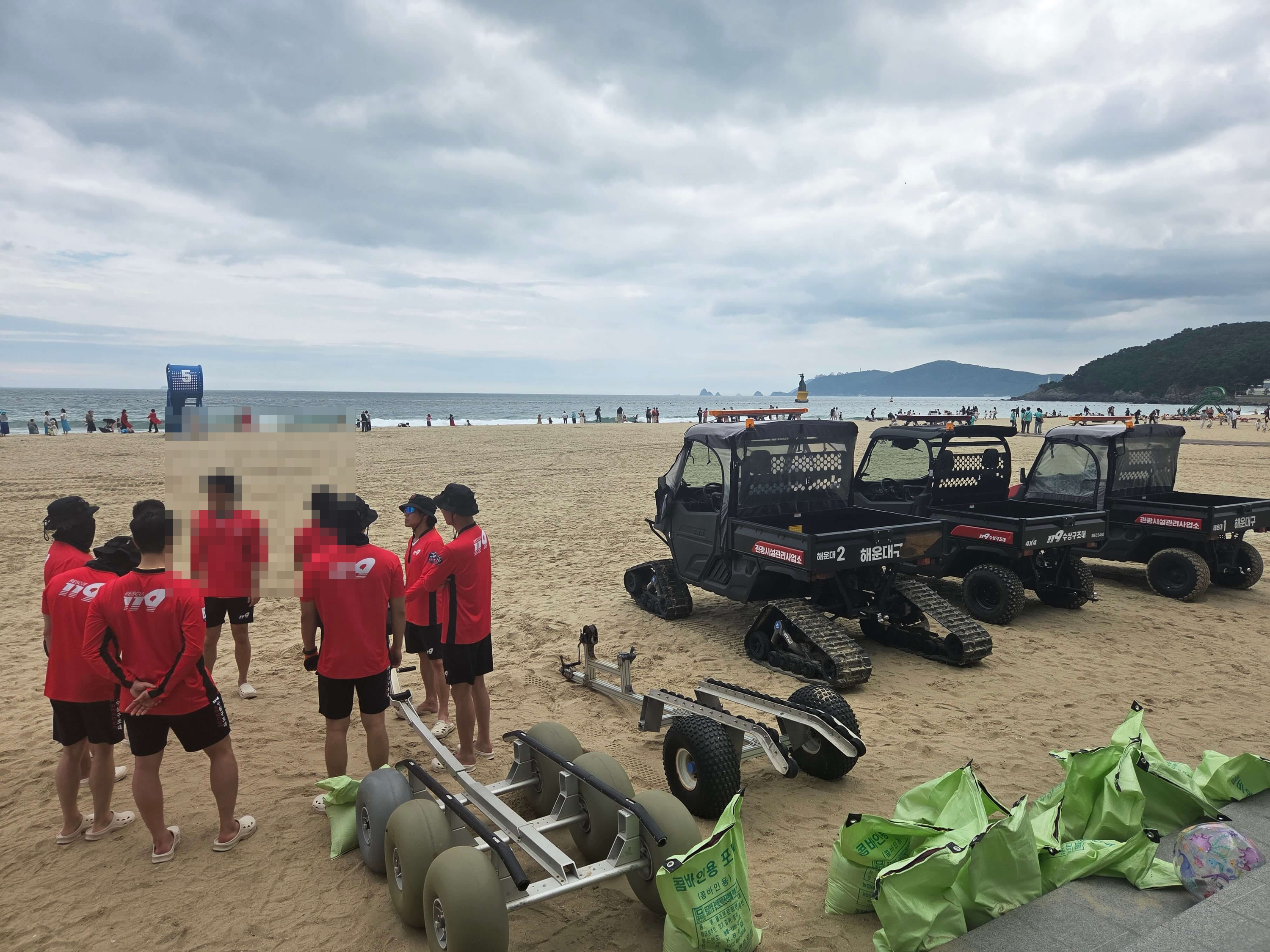 119 응급 구조 요원들의 훈련