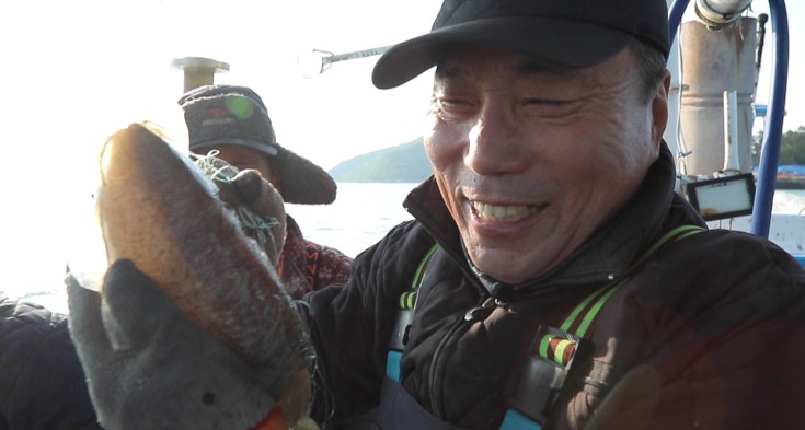 어부-김정숙-갑오징어