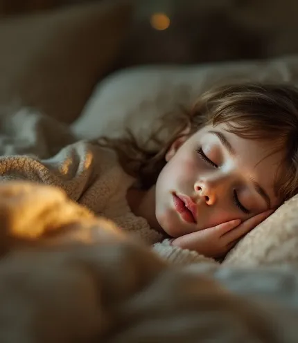 드림렌즈 착용기간 중 수면중인 어린이