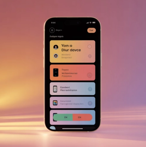 BYOD 환경에서의 보안 관리 - 개인 디바이스 휴대폰 예시 이미지
