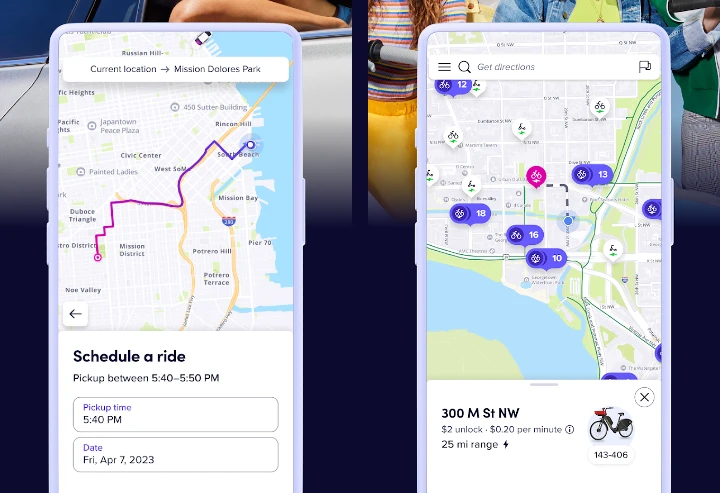 미국 택시 어플 리프트 결제 관련