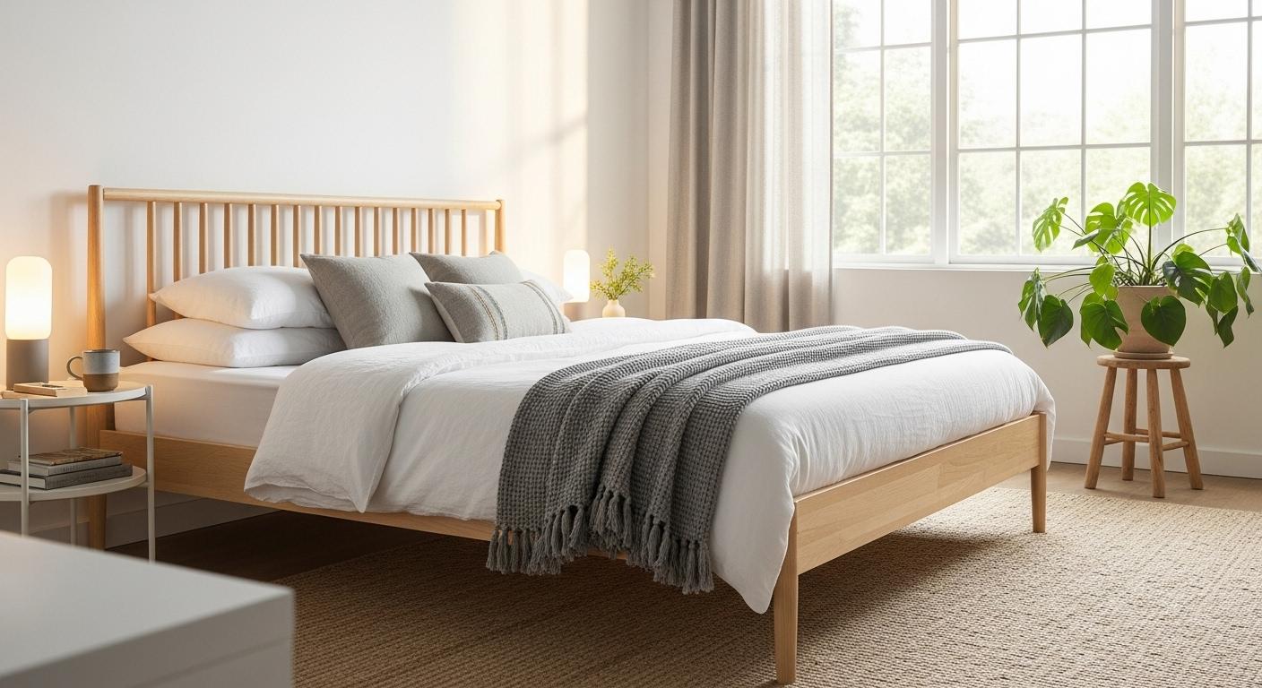 헷세드 침대 프레임