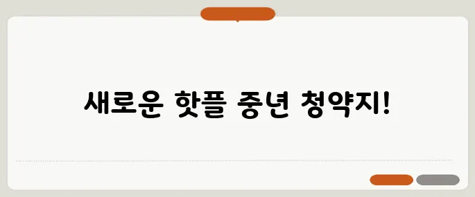1인 가구 중년 청약, 주목해야 할 단지는 어디일까요?