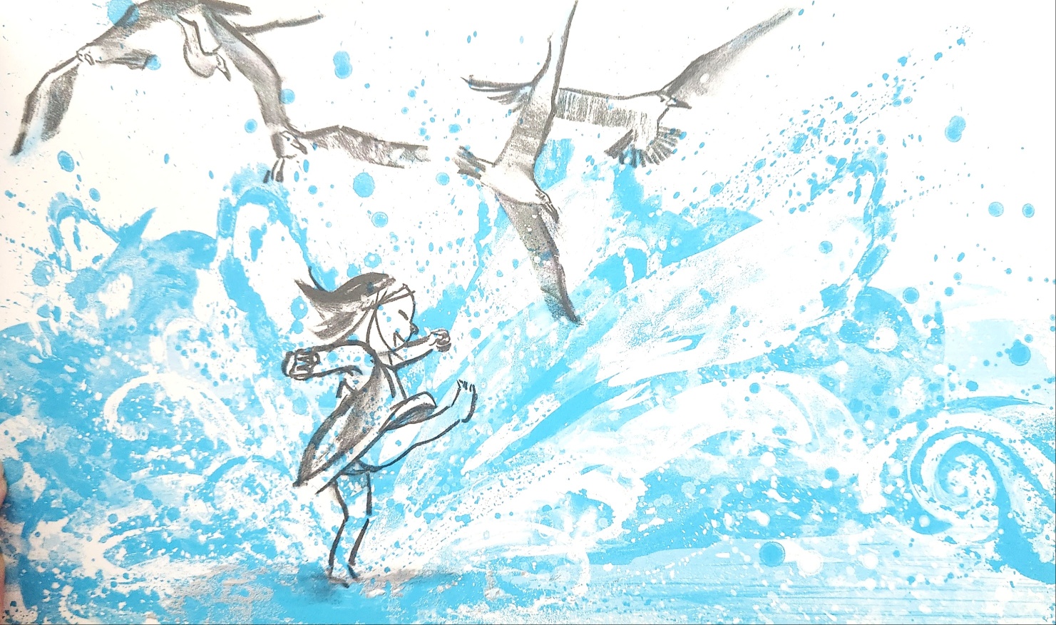 이수지 작가의 <파도야 놀자> 책표지