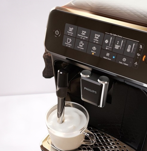 전자동 커피 머신: 필립스 EP3221, 딜리코 밀크프레소, 제니퍼룸 스팀 라테 PRO_필립스 E3221_스팀 기능