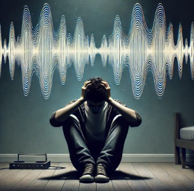 이명으로 힘들어하는 사람