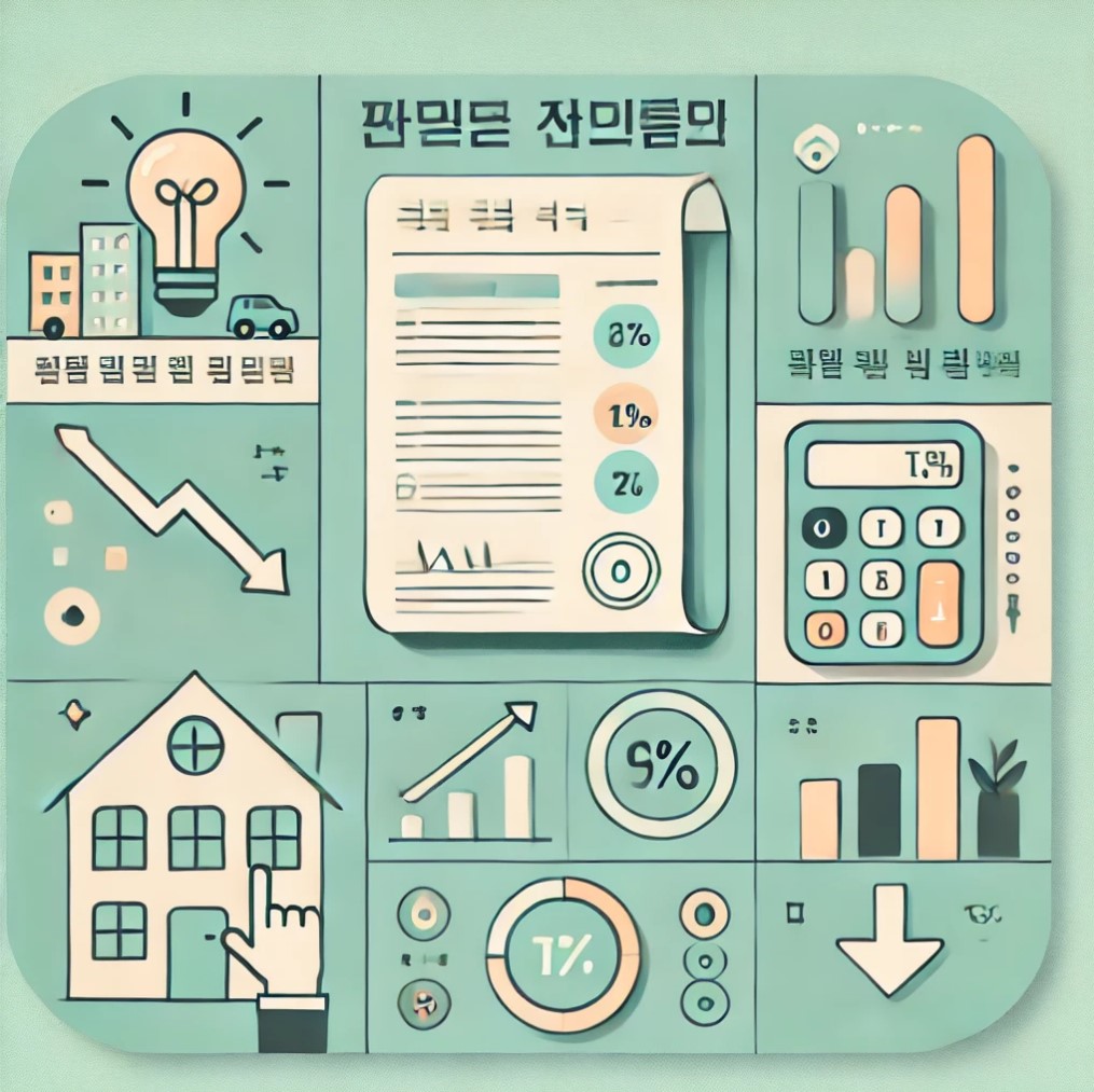 관리비 명세서 및 전기세 등을 표시한 사진