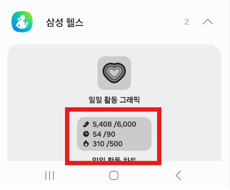 ⚙️ 방법 9: 삼성헬스 위젯 최종 설정하기