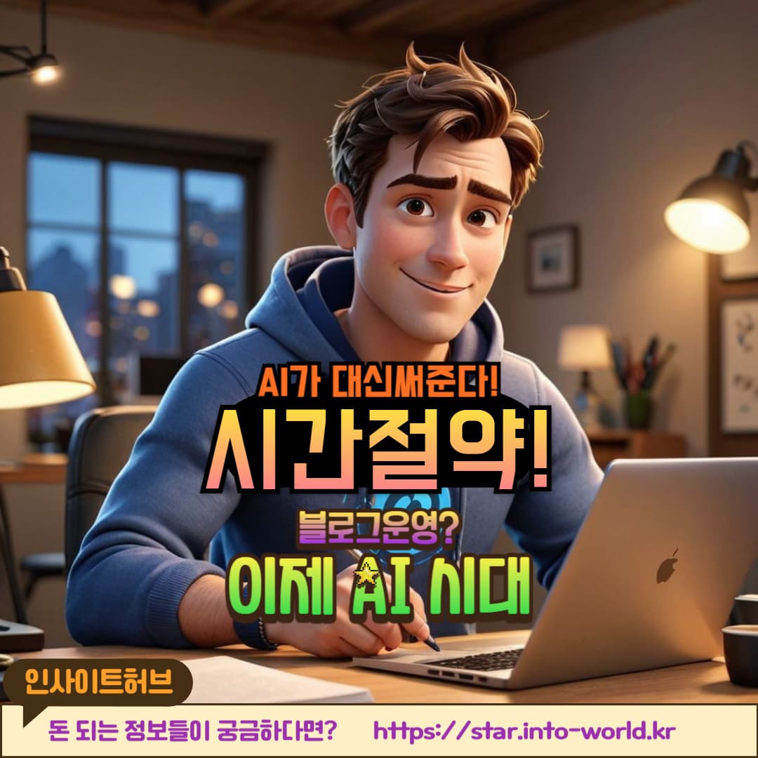 AI 콘텐츠 생성 &amp; 블로그 자동화 &ndash; 쉽고 빠른 수익화 방법