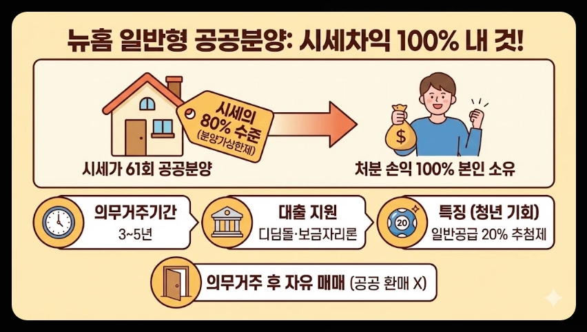 공공분양 청약조건 신청방법 혜택3분확인