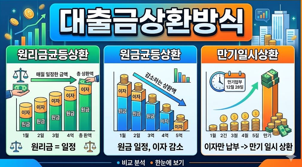 대출금상환방식 설명사진