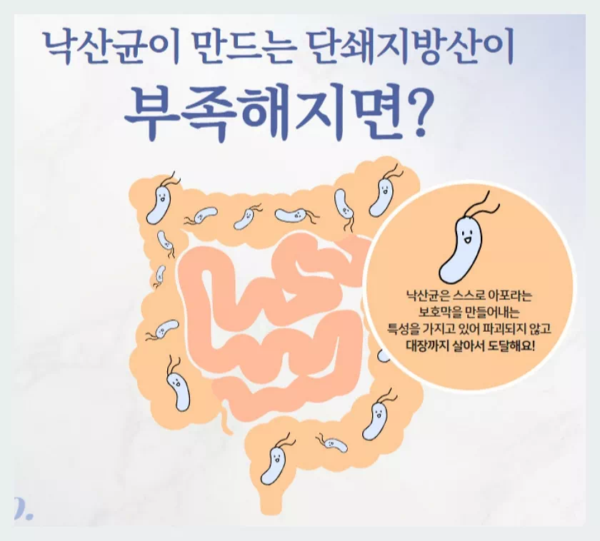 낙산균이 부족하면?