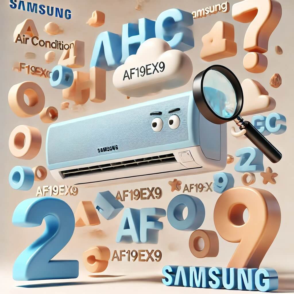 2025년 기준 삼성 에어컨 모델명 보는 법