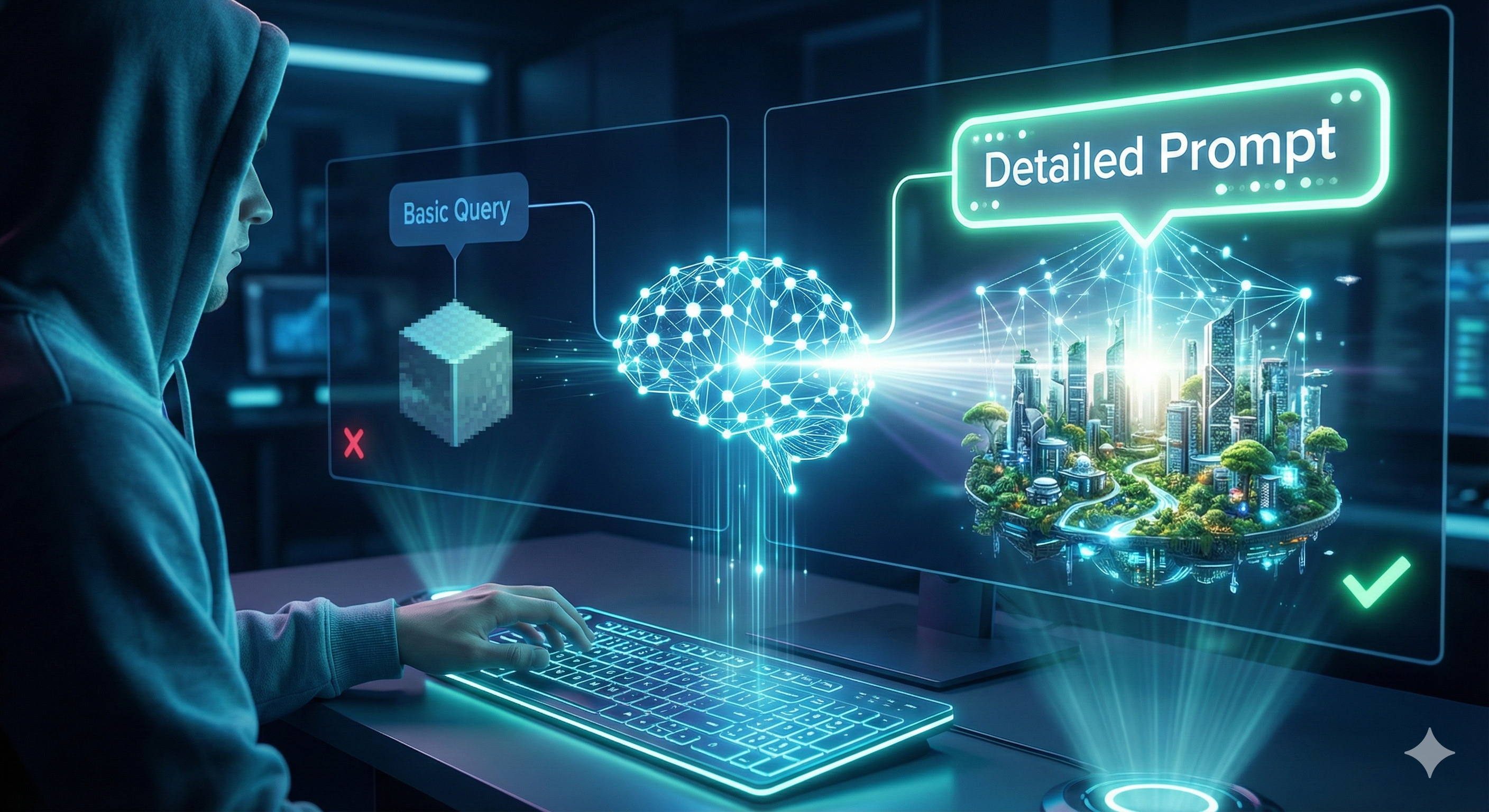 AI 초보 탈출 가이드: 질문만 바꿔도 결과물이 달라진다?