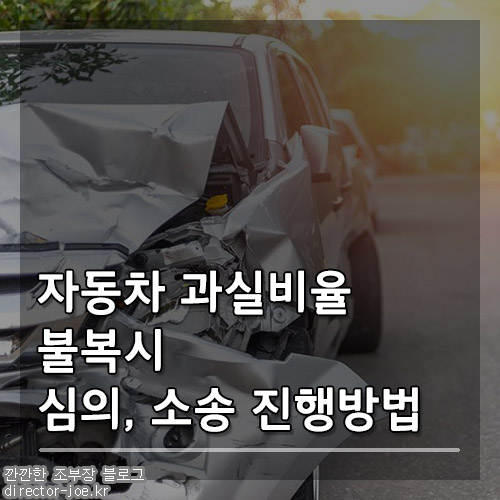 자동차사고 과실비율 불복시 심의 및 소송 진행방법