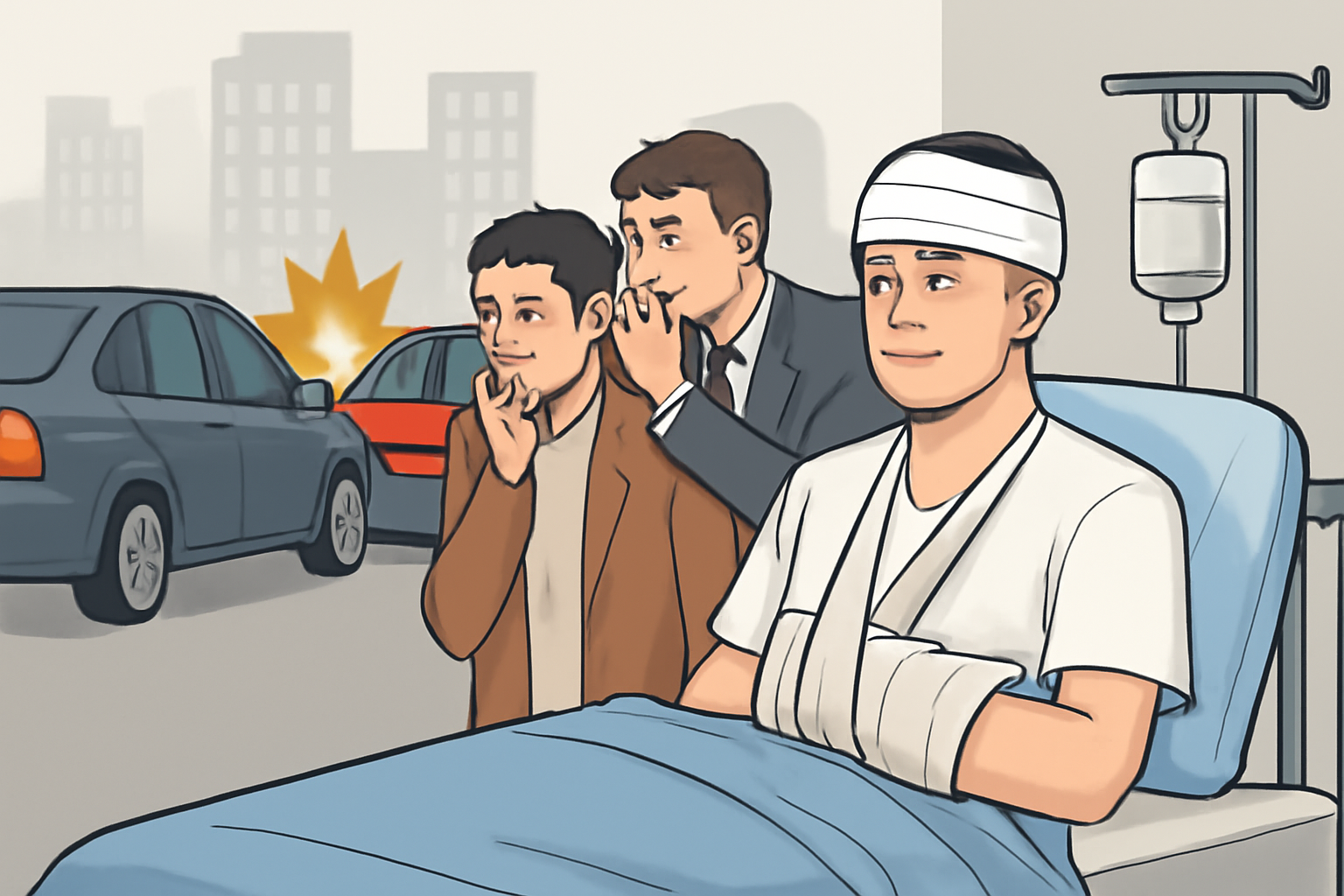 경미한 사고에도 허위 입원 권유···조직적 보험사기의 실태와 대응법 관련 사진