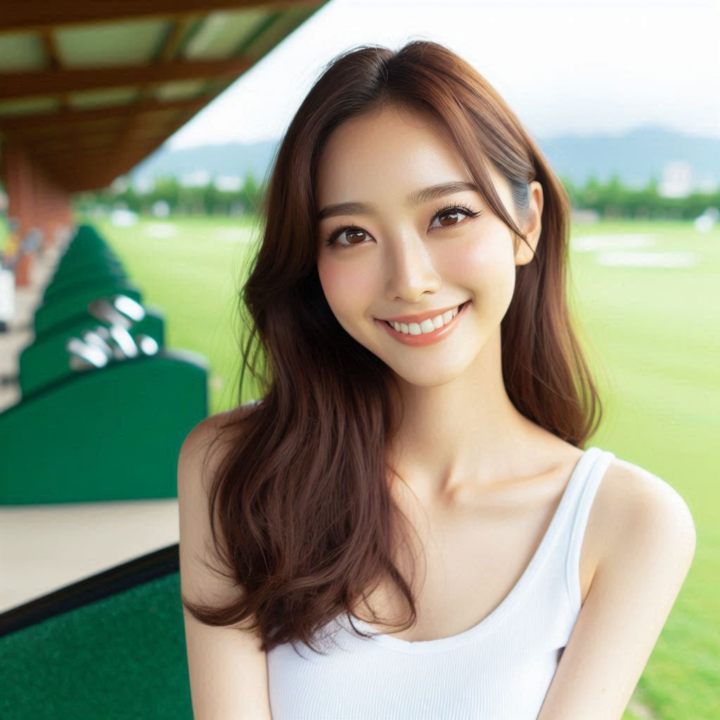 실외골프연습장 배경