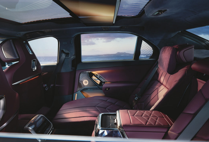 BMW 7시리즈 뒷자석 인테리어