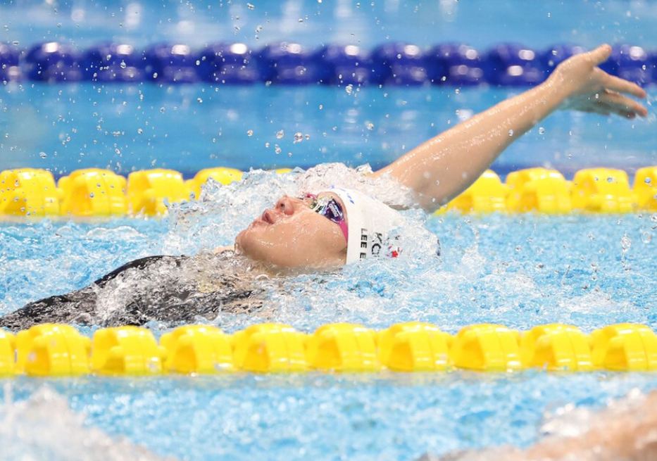 여자배영 100m, 200m 동메달 이은지 선수