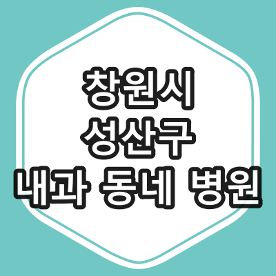 창원시 성산구 내과 전문의 진료 하는 동네 병원