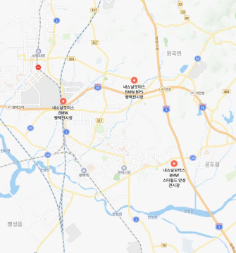 BMW 내쇼날모터스 위치