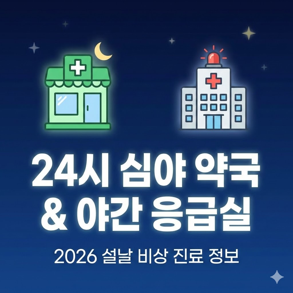 24시 심야 약국야간 응급실