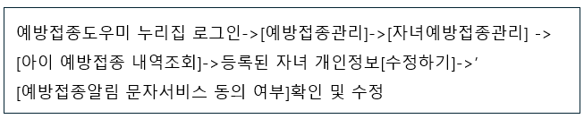 알림문자 수정