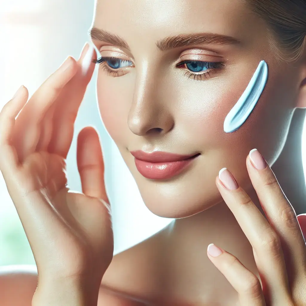 자외선-차단제를-바르는-여성