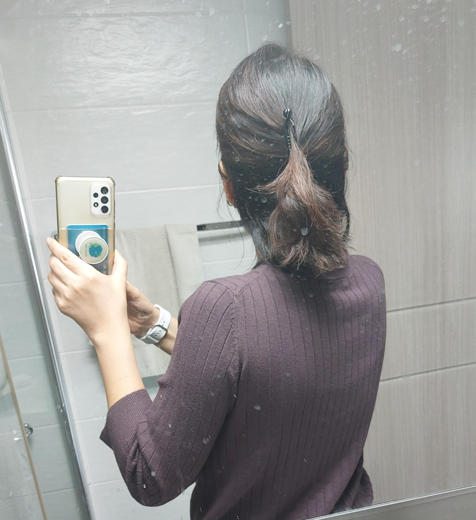 뽀글펌 하기 전