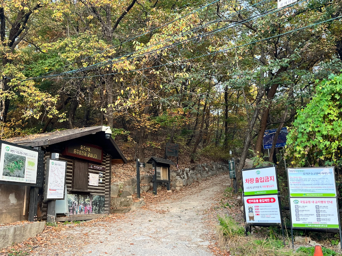 초보 등산 코스 입구