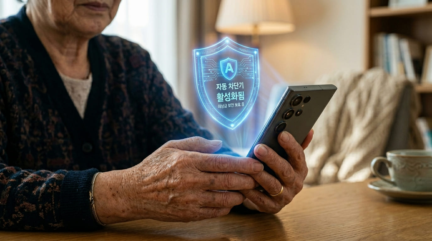 스마트폰 자동 차단 기능