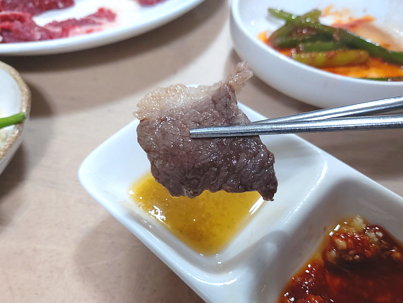 한우등심구이