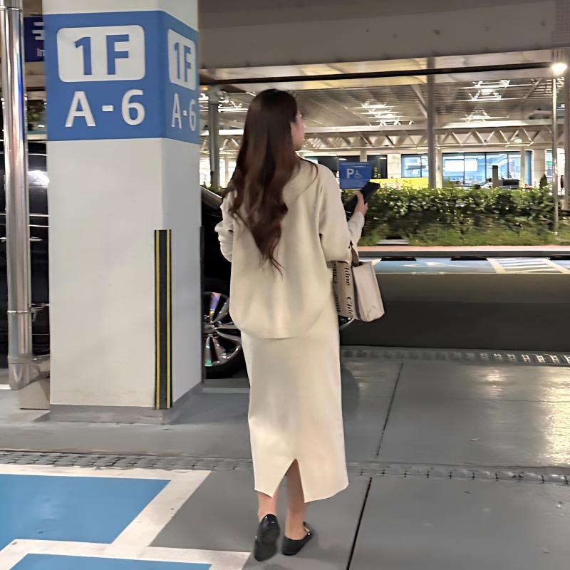 니트셋업 니트스커트세트 투피스셋업