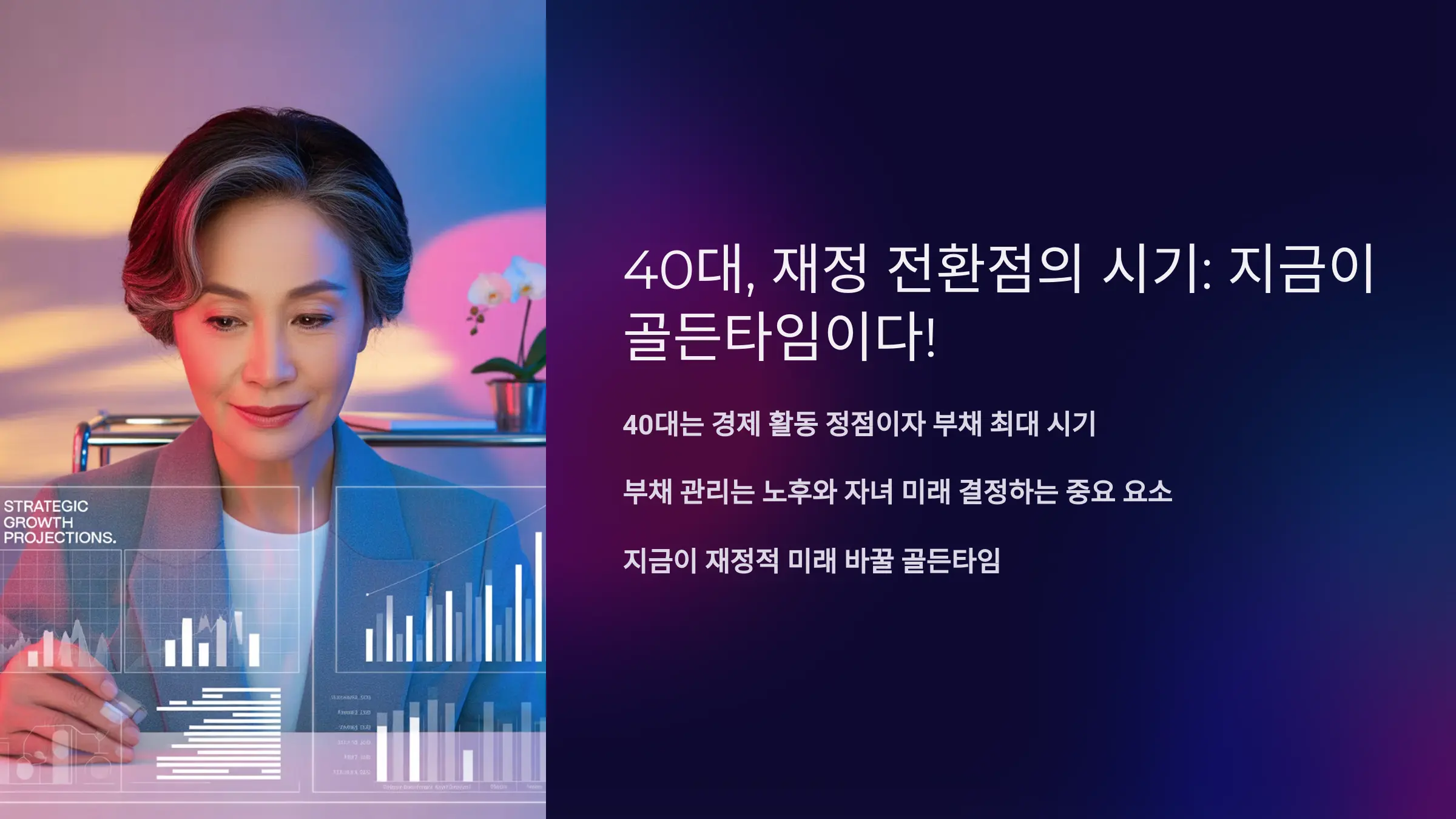 40대가 놓치면 안 되는 부채관리 골든타임