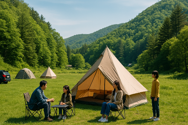 자연 속 힐링 여행, 홍천 살둔마을 캠핑 이야기