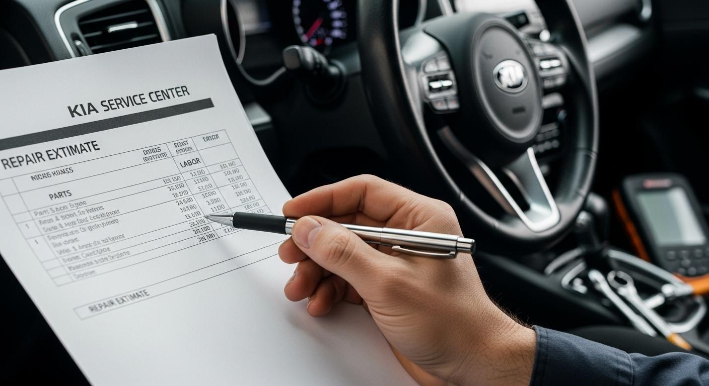 기아 자동차 수리 견적