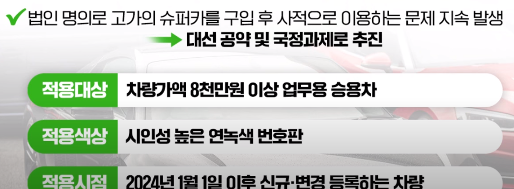 연두색 번호판