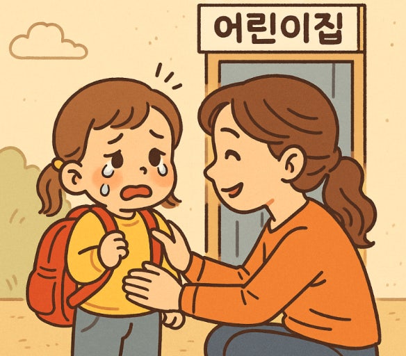 어린이집 적응에 대한 아이가 보내는 신호