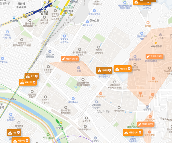 학원가