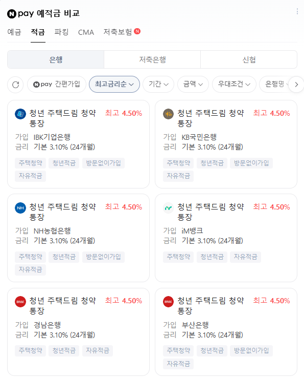 청약통장 만들기 청약통장 개설방법