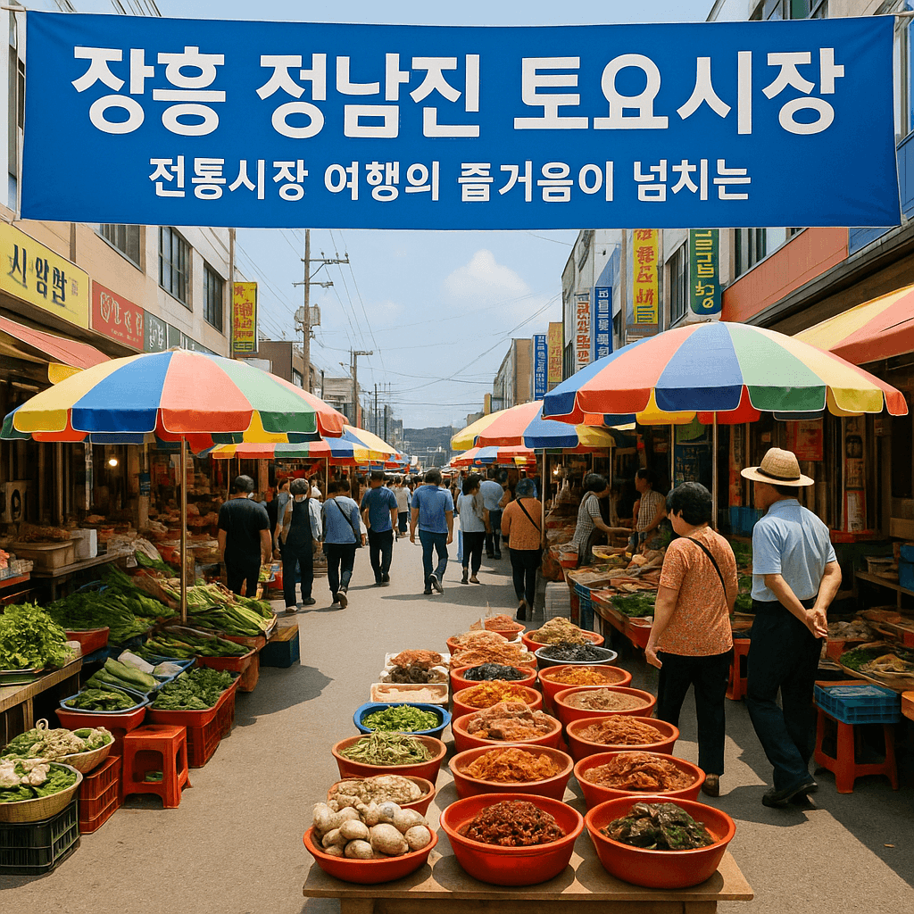장흥 정남진 토요시장에서 만나는 전통시장 여행의 즐거움