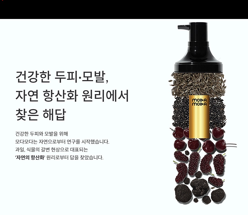 모다모다 블랙샴푸